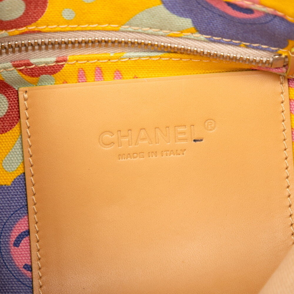 CHANEL Yellow Leather Logo Shoulder Bag - Picture 5 of 6